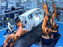 工业机器人在汽车柔性焊接生产线中的应用